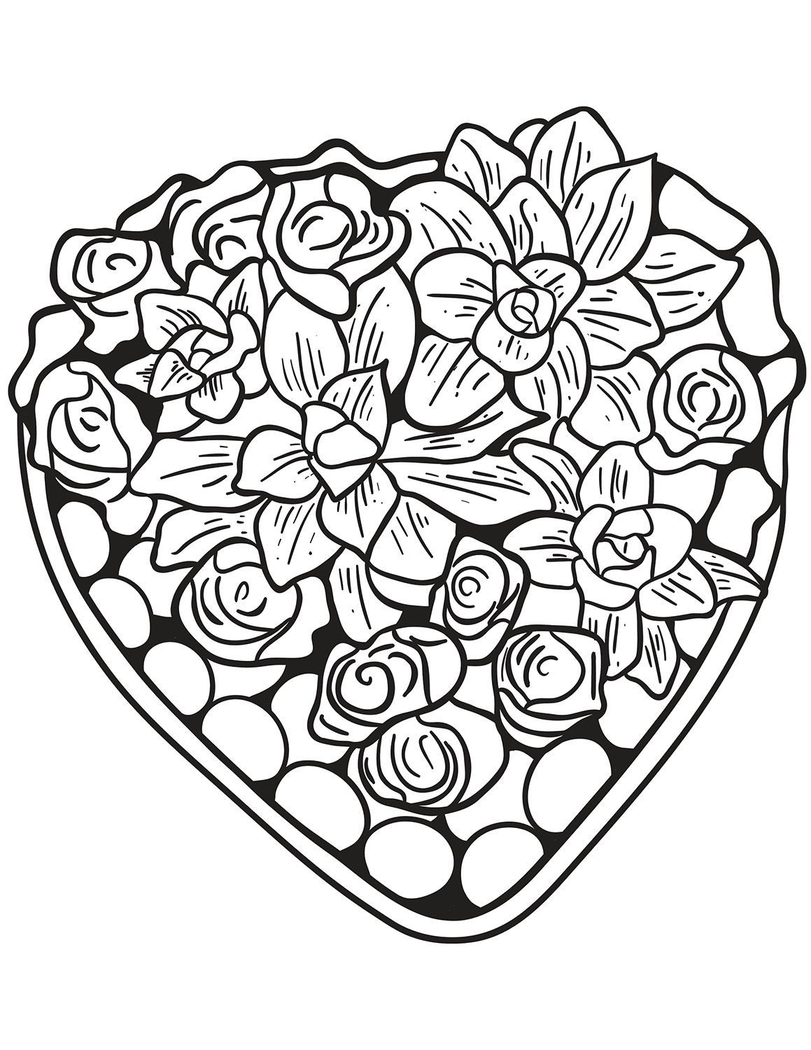 Hearts Coloring Pages for Adults Best Coloring Pages For