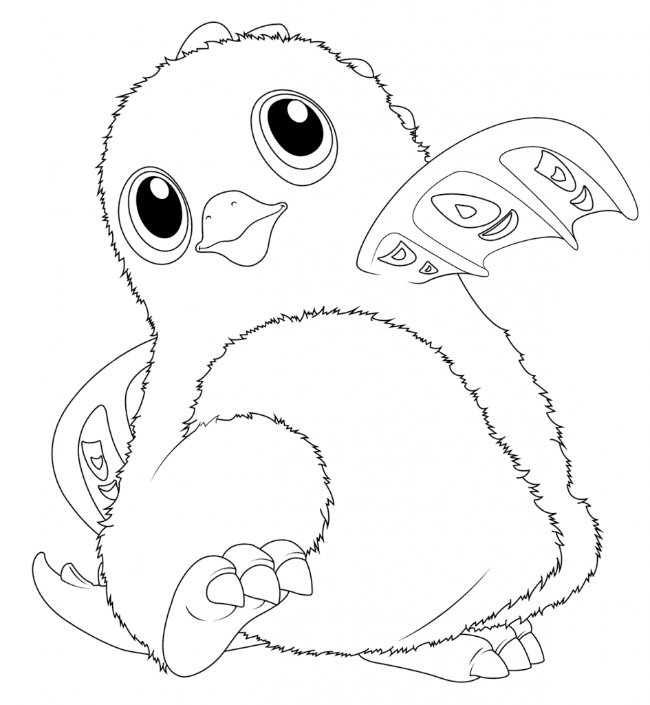 Adorable Hatchimals Coloring Pages
