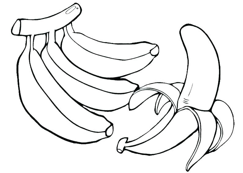 700 Collections Coloring Pages Of A Banana  Latest HD