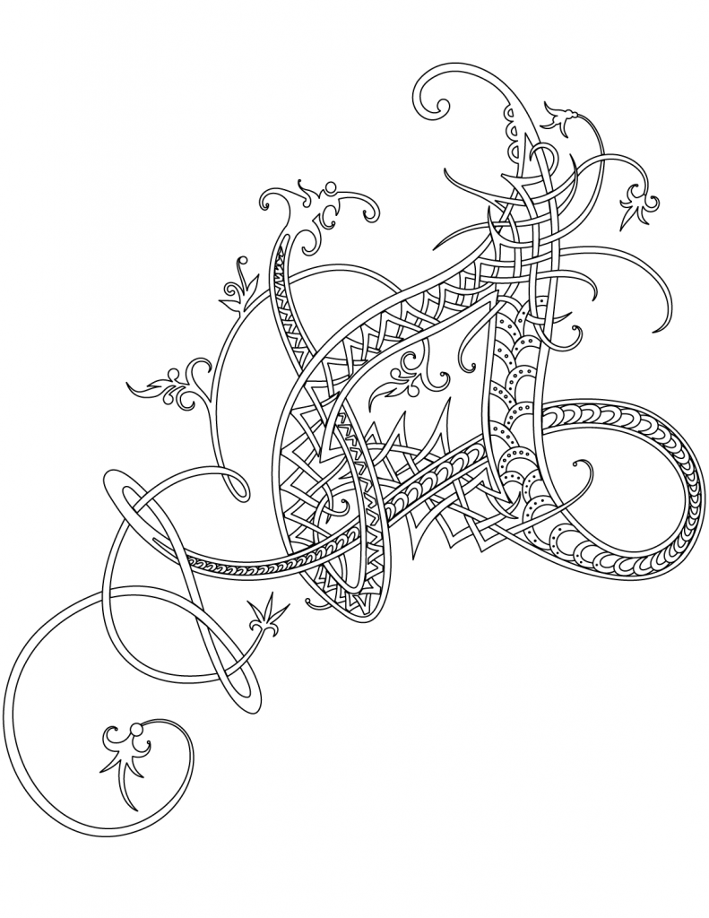 Beautiful Celtic Coloring Pages