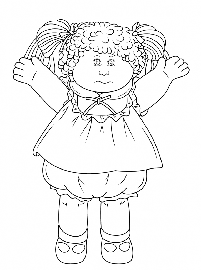 Doll Coloring Pages - Best Coloring Pages For Kids