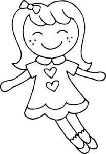 Doll Coloring Pages - Best Coloring Pages For Kids