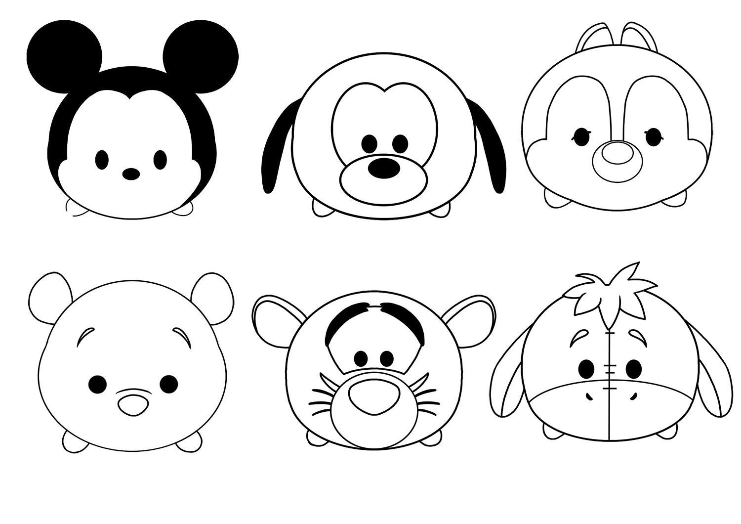 Tsum Tsum Coloring Pages - Best Coloring Pages For Kids