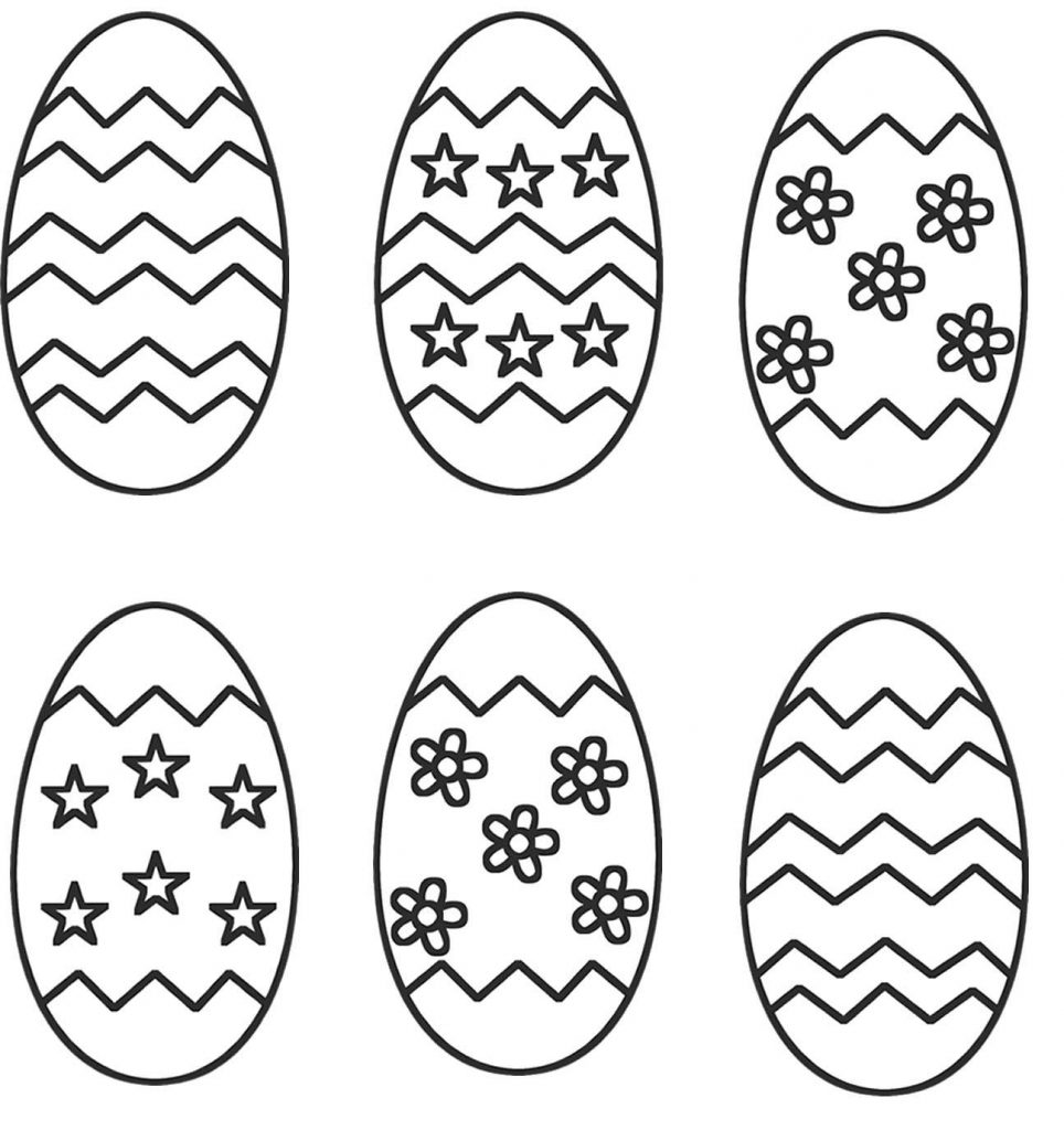 Easter Egg Coloring Activity