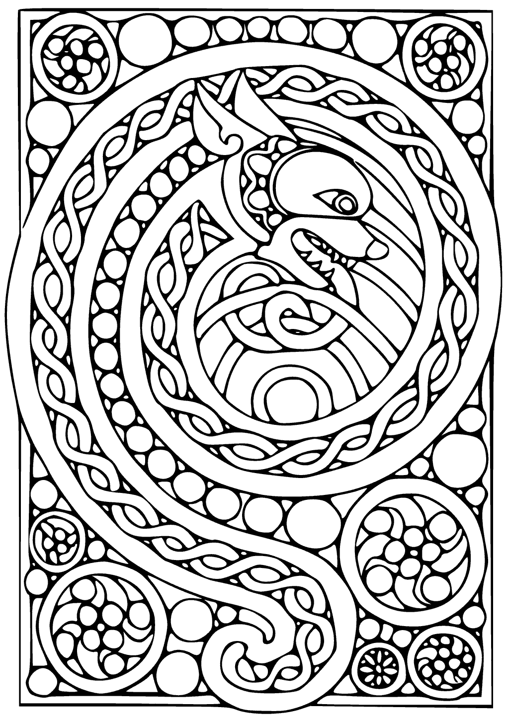 Celtic Coloring Pages Best Coloring Pages For Kids