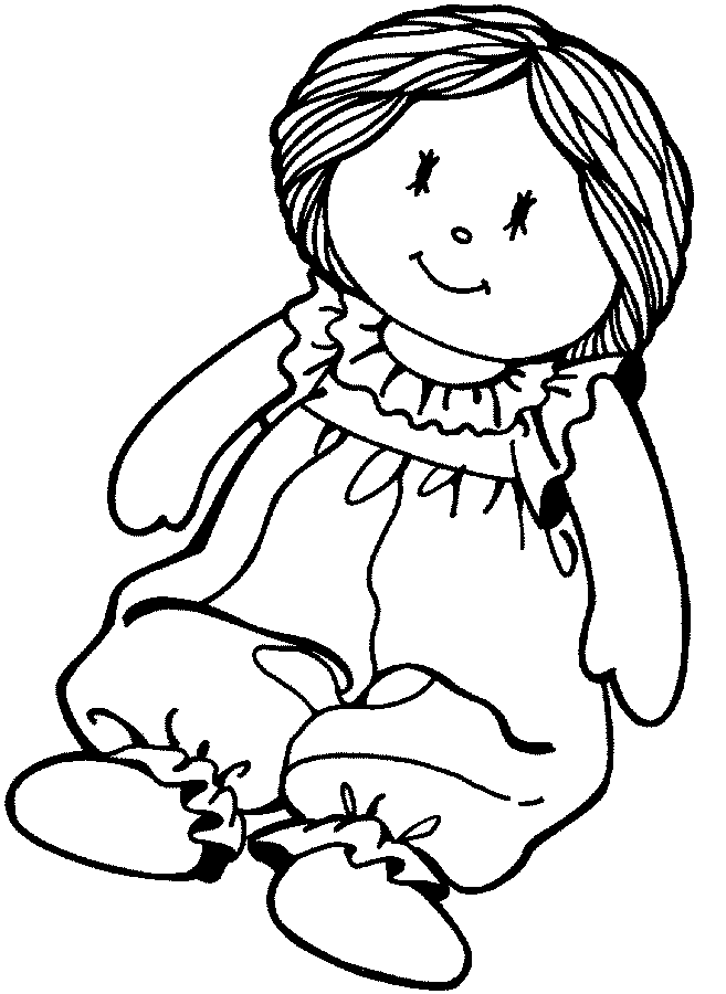 Free Printable Doll Coloring Pages