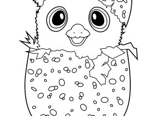 Hatchimal Colleggtables Coloring Page