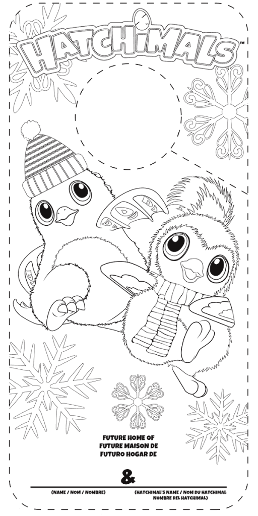 Hatchimals Coloring Page