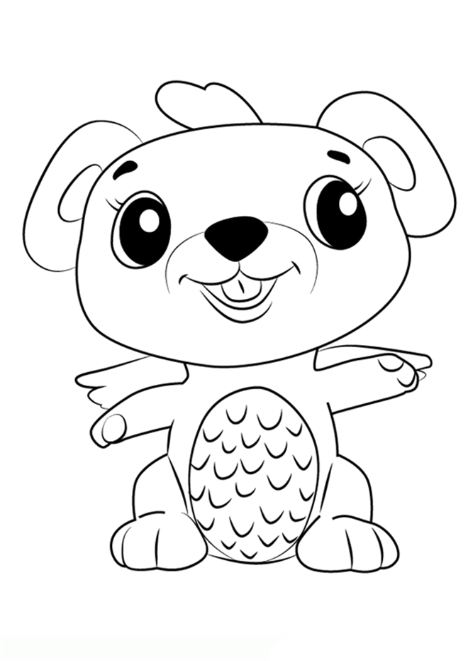 16+ Hatchimals Coloring Page