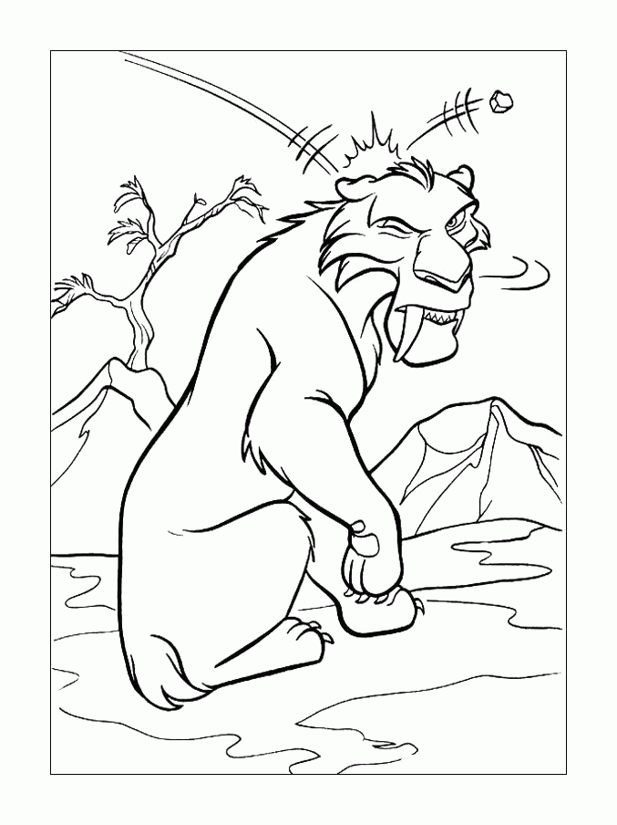 Ice Age Coloring Pages Free