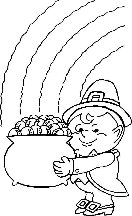 Pot of Gold Coloring Pages - Best Coloring Pages For Kids