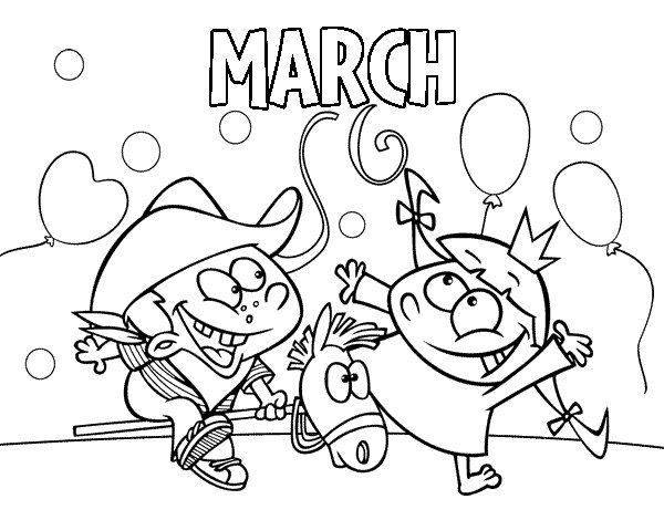 March Coloring Pages - Best Coloring Pages For Kids