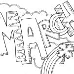 March Coloring Pages