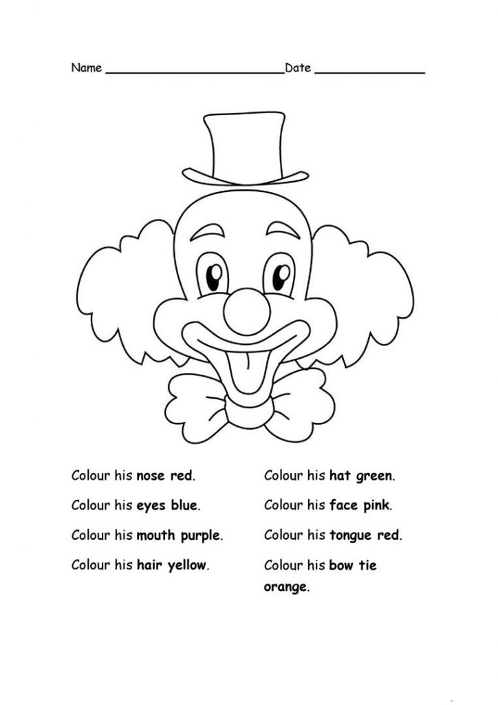 Mardi Gras Coloring Worksheets