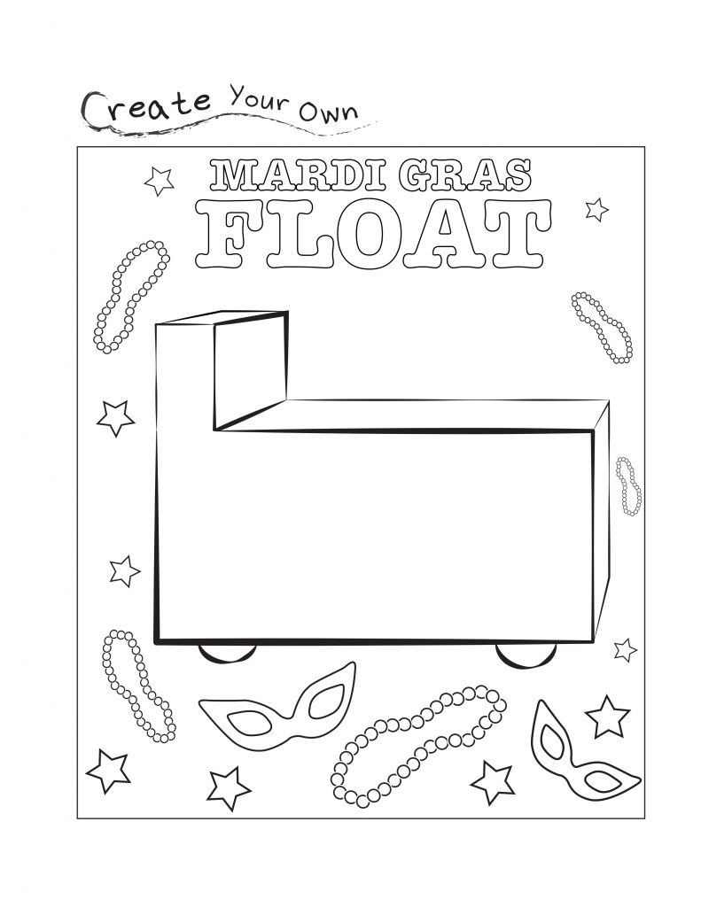 Mardi Gras Float Worksheet