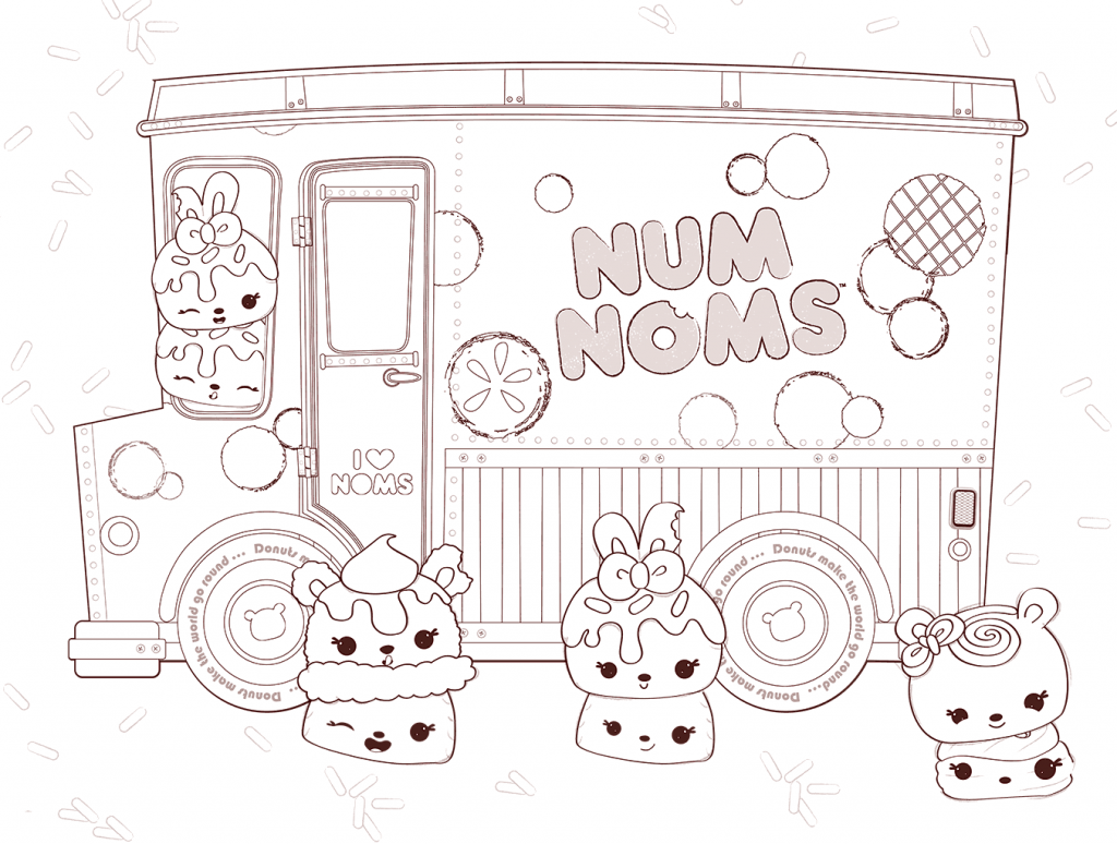 Num Noms Coloring Pages