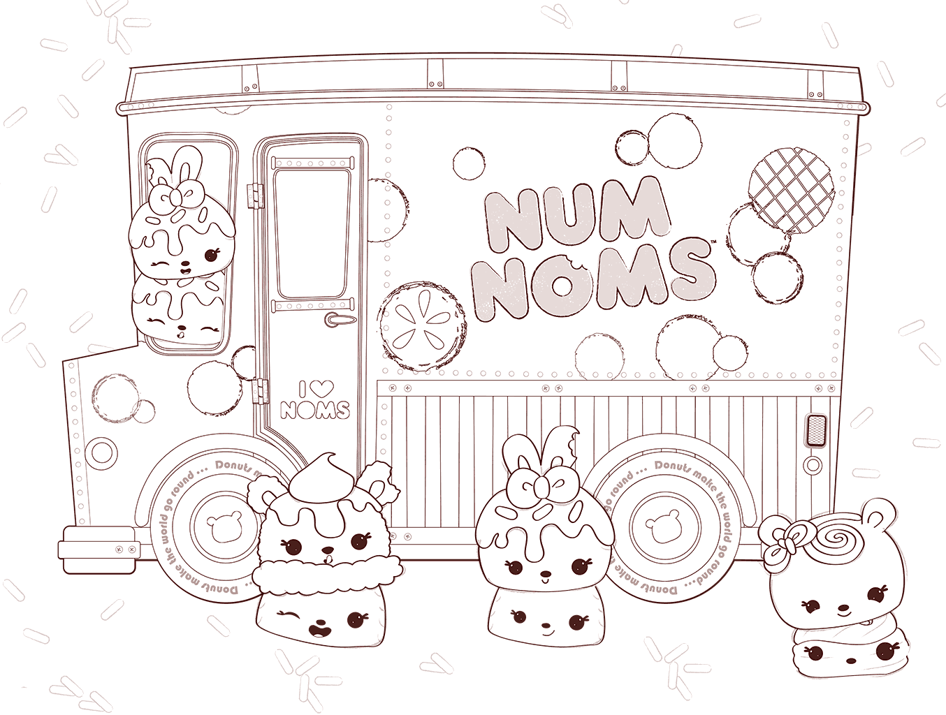 Num Noms Coloring Pages - Best Coloring Pages For Kids