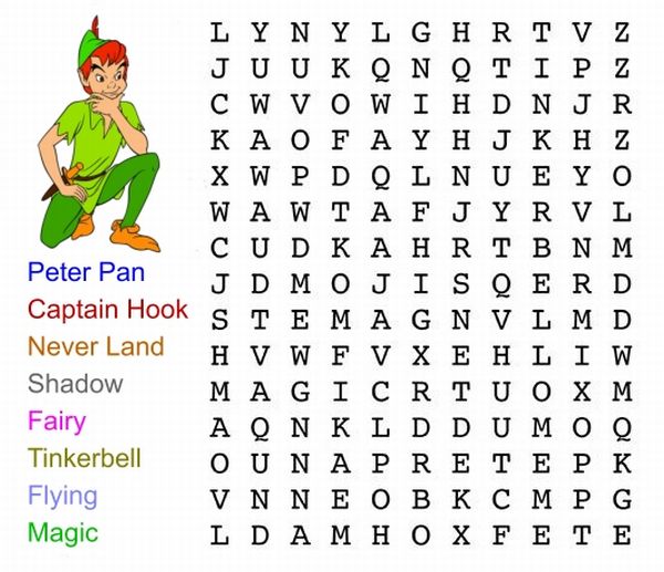 disney word search best coloring pages for kids