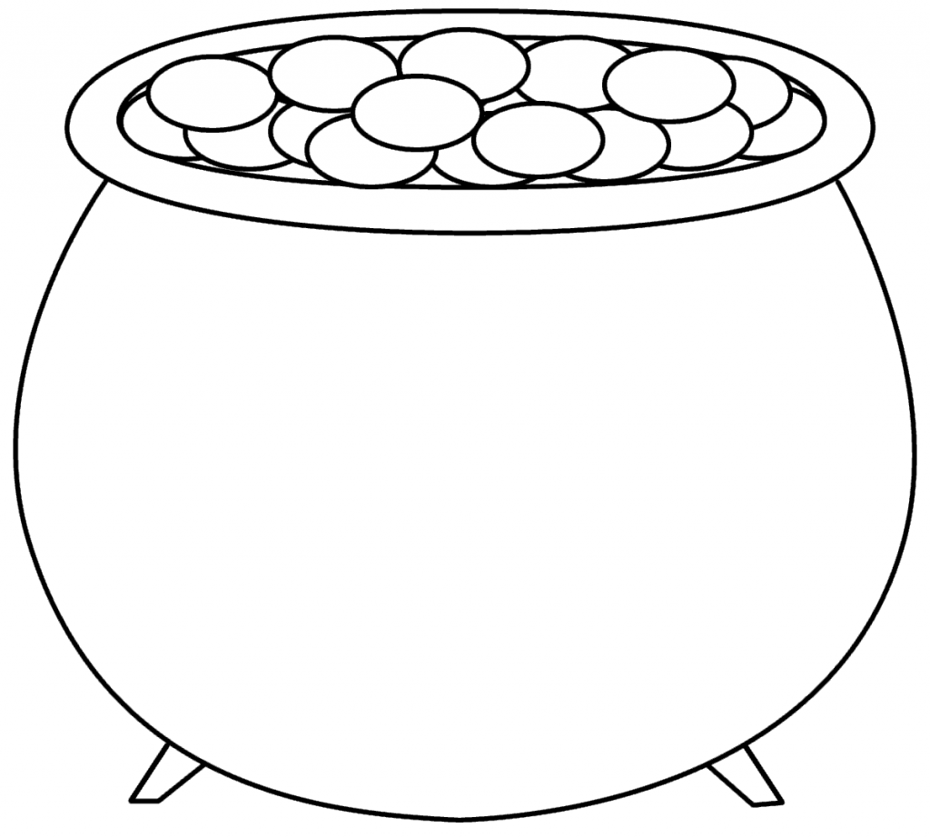 Pot of Gold Coloring Pages