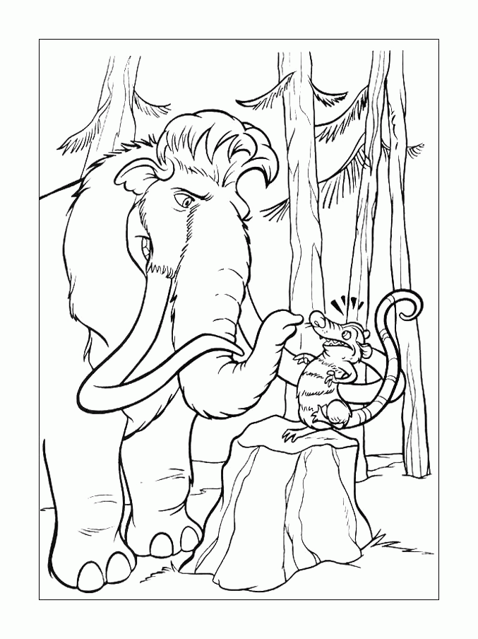 Download Ice Age Coloring Pages - Best Coloring Pages For Kids