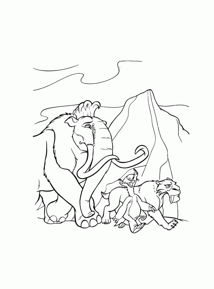 Download Ice Age Coloring Pages - Best Coloring Pages For Kids