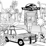 Printable Jurassic World Coloring Pages