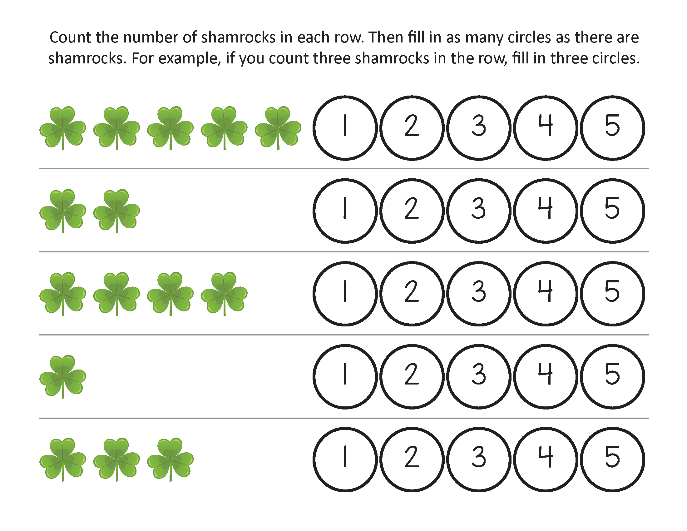 Free Printable St Patrick S Day Worksheets