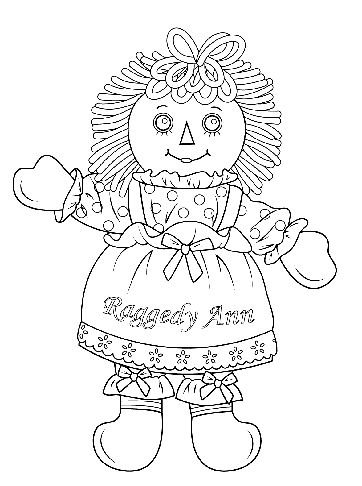 Download Doll Coloring Pages - Best Coloring Pages For Kids