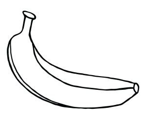 Banana Coloring Pages - Best Coloring Pages For Kids