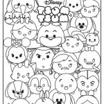 Tsum Tsum Coloring Pages