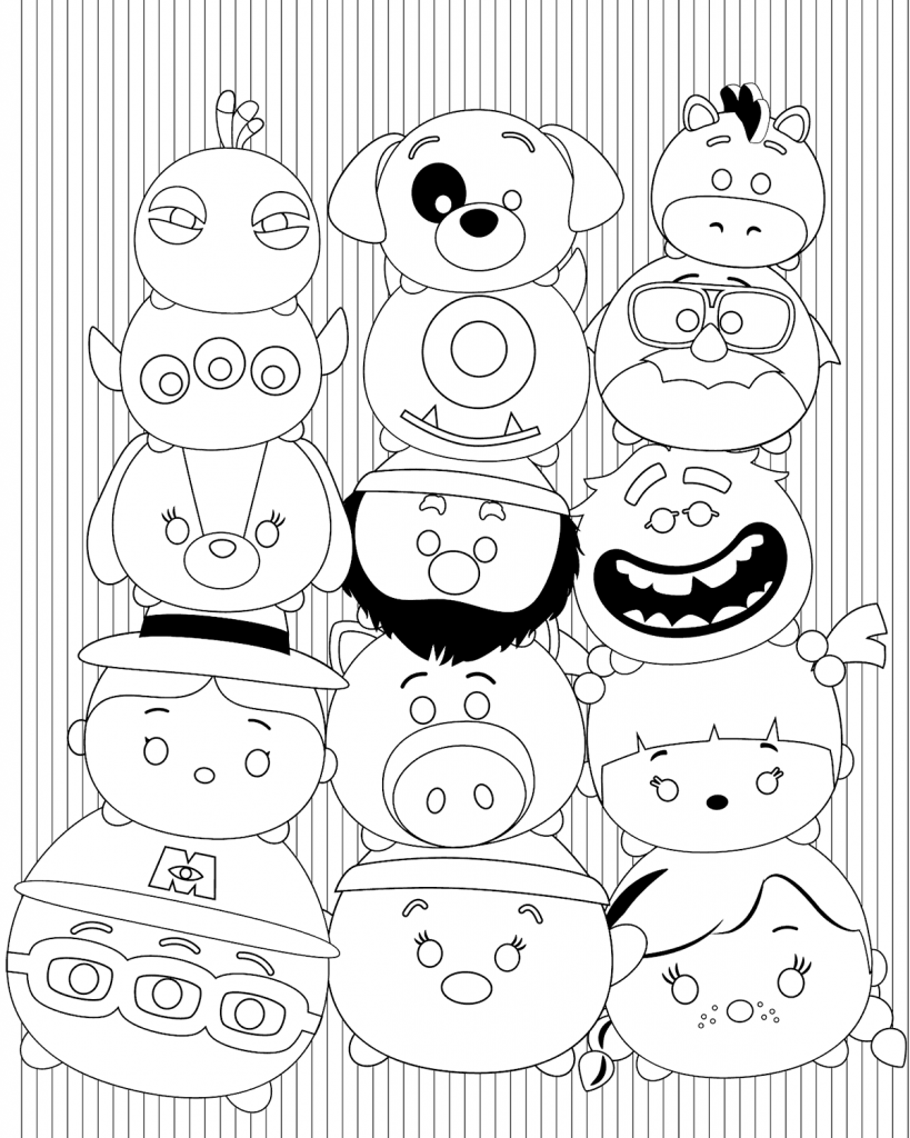 Tsum Tsum Coloring Pages   Best Coloring Pages For Kids