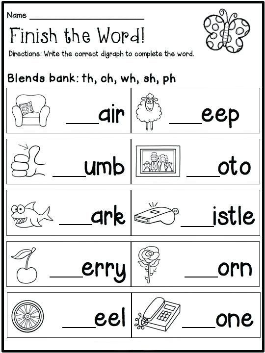 1st Grade Worksheets Best Coloring Pages For Kids