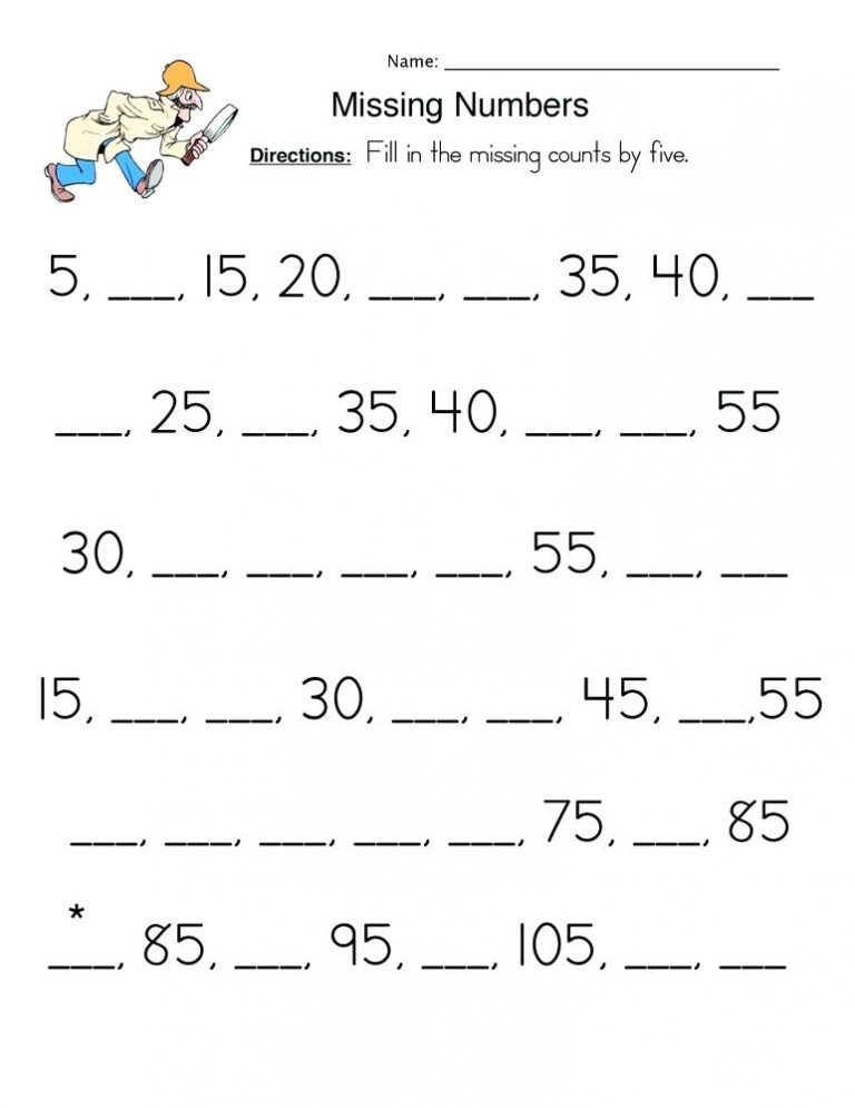 Math Practice Worksheet 1st Grade