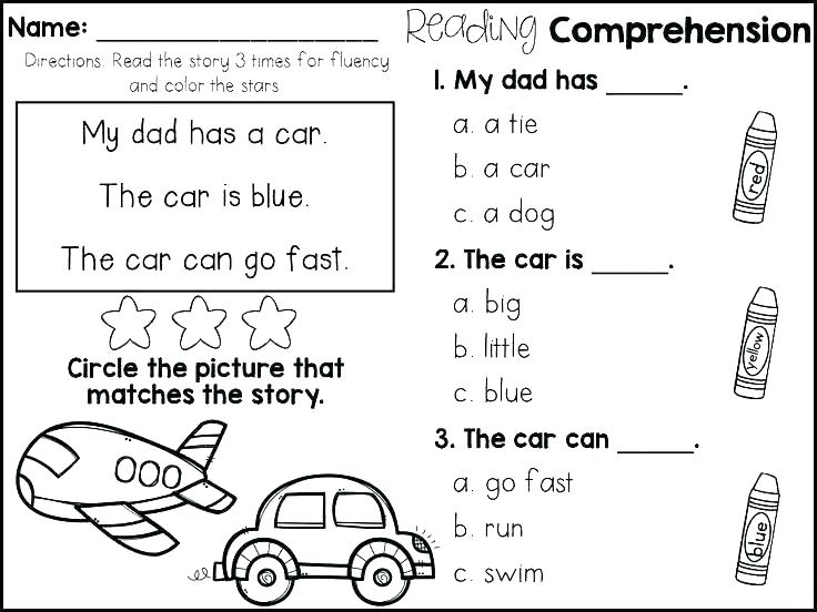 1st Grade Reading Comprehension Worksheets