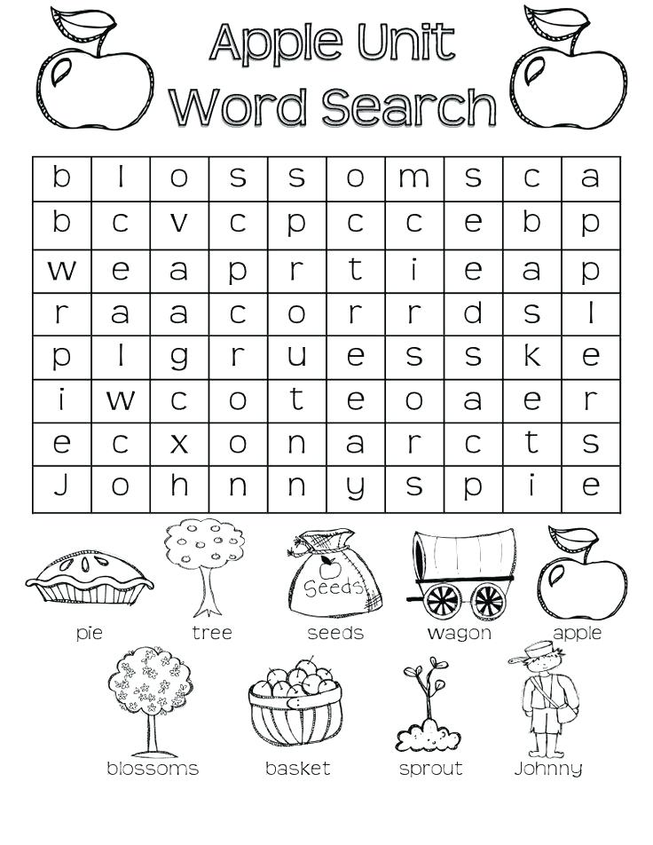 1st Grade Word Search Best Coloring Pages For Kids