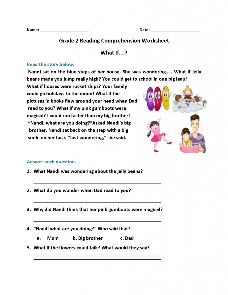 2nd Grade Reading Worksheets - Best Coloring Pages For Kids