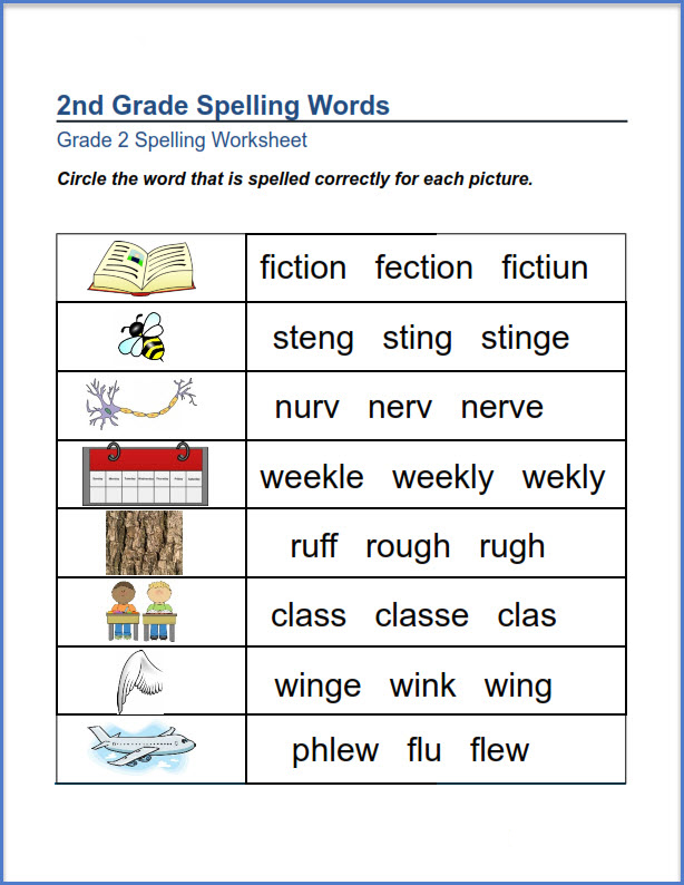 Easy Worksheets Grade 2 English Workbook Key2practice 2nd Grade 