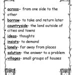 2nd Grade Vocabulary Words