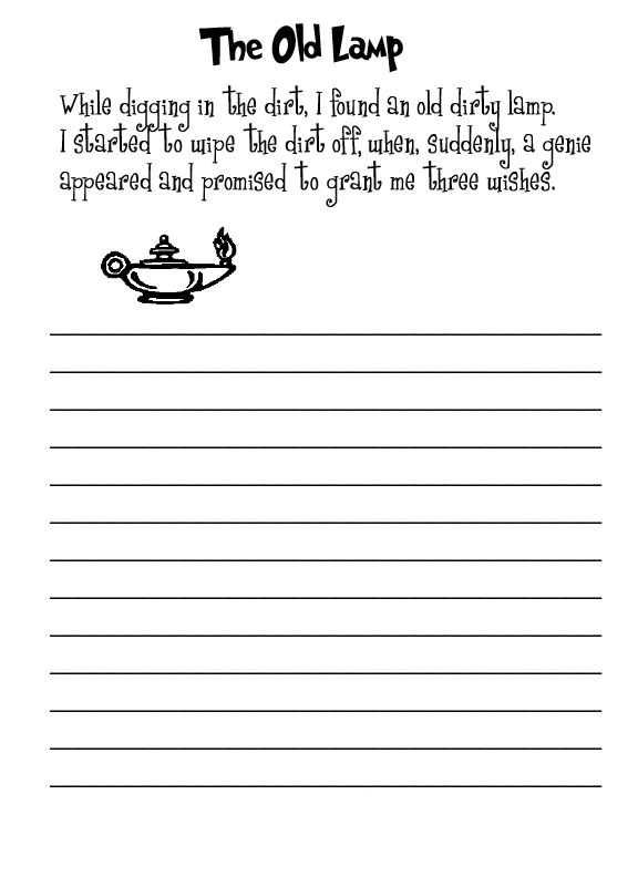 creative writing worksheets grade 2