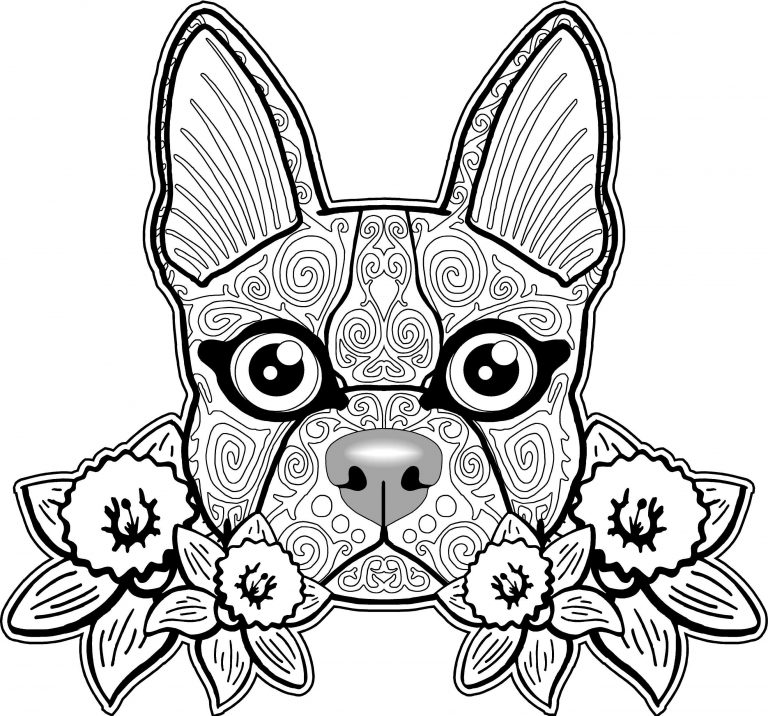 Dog Coloring Pages for Adults - Best Coloring Pages For Kids