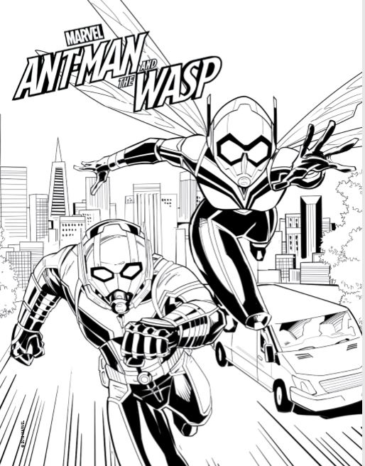 16+ Ant Man Coloring Pages