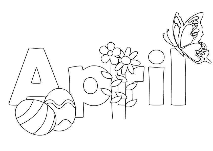 April Coloring Pages - Best Coloring Pages For Kids