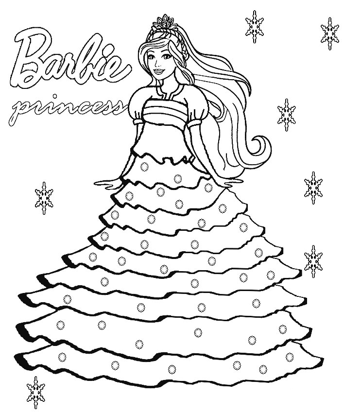 Barbie Princess Coloring Pages - Best Coloring Pages For Kids