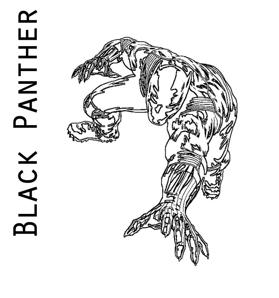 Black Panther Coloring Pages - Best Coloring Pages For Kids