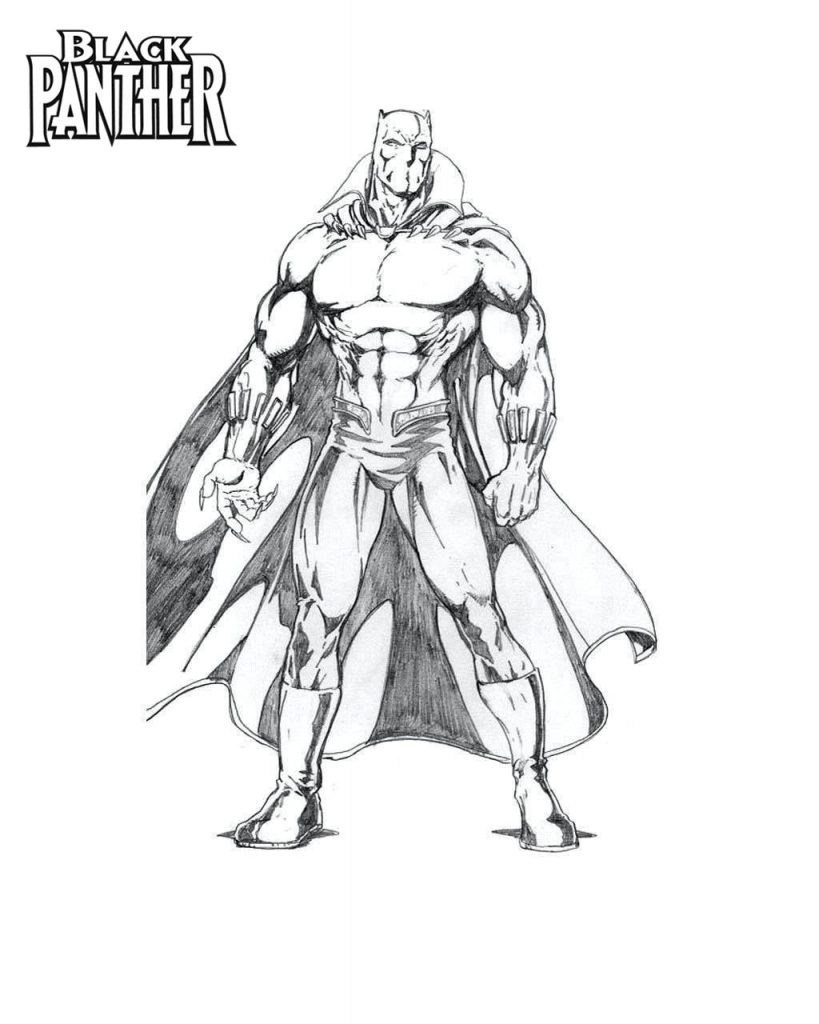 Black Panther Coloring Pages Best Coloring Pages For Kids