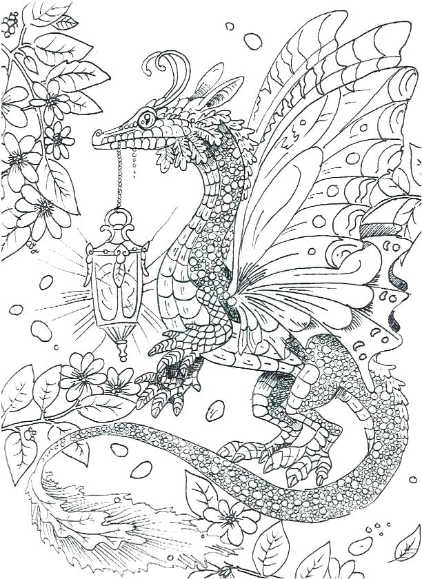 Download Dragon Coloring Pages For Adults Best Coloring Pages For Kids