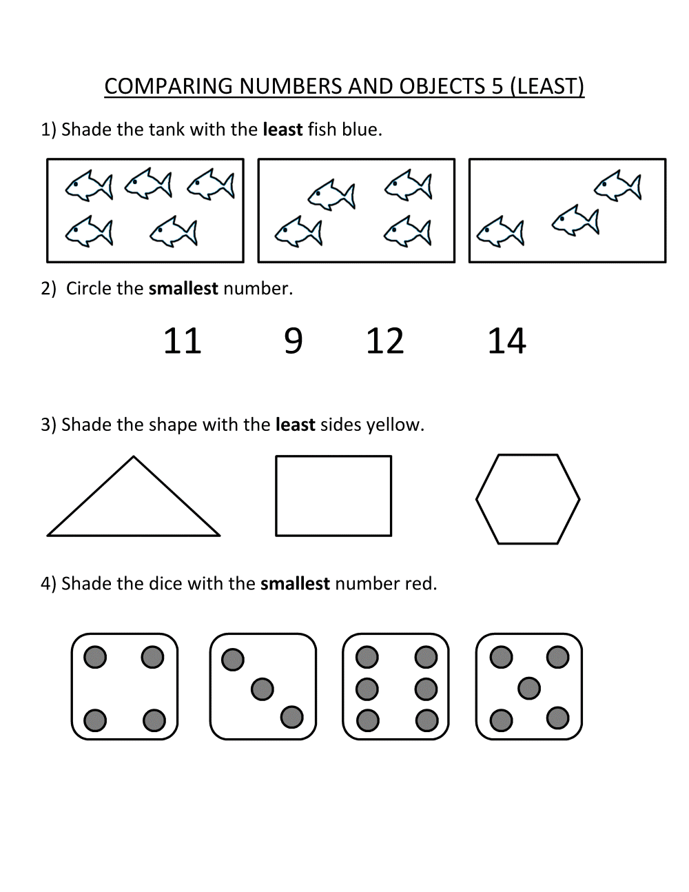 1st Grade Math Worksheets - Best Coloring Pages For Kids