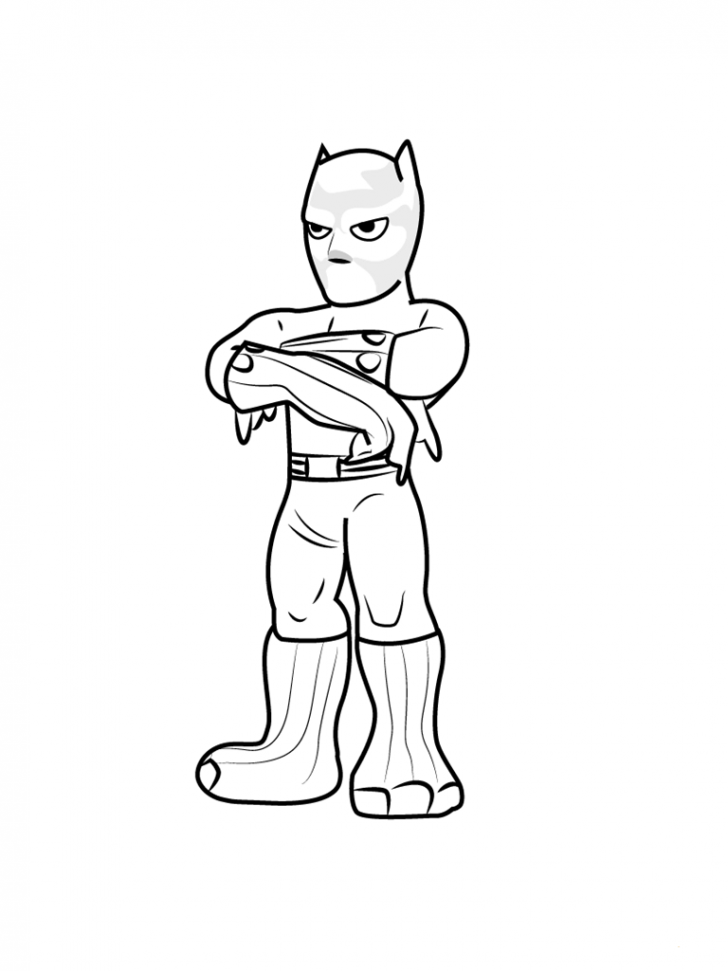 Cute Black Panther Coloring Pages