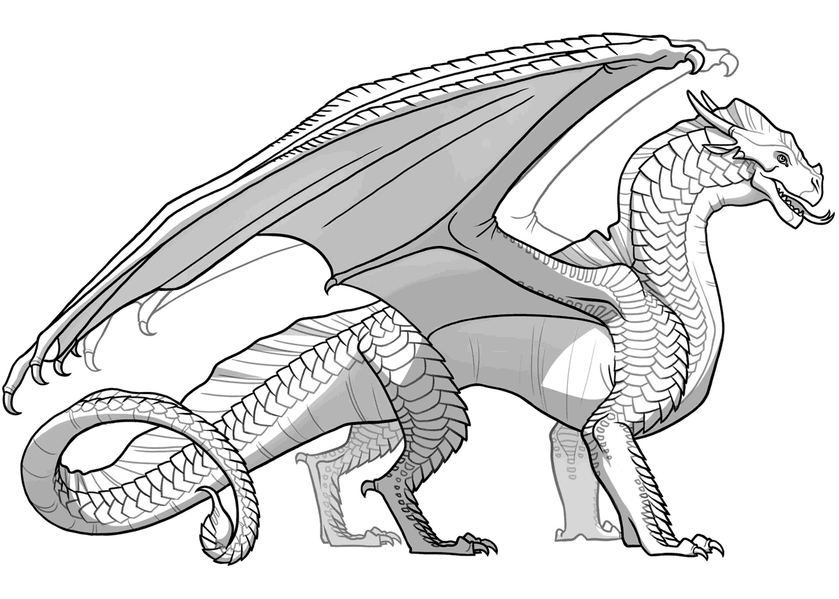 Dragon Coloring Pages for Adults - Best Coloring Pages For Kids