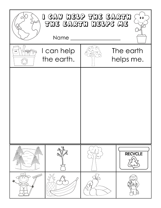 Earth Day Worksheets Best Coloring Pages For Kids